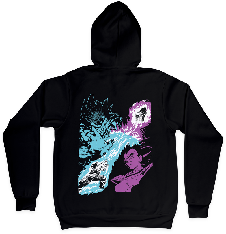 בגדים - סווטשירט גוקו נגד וג'יטה - Dragon Ball \ דרגון בול