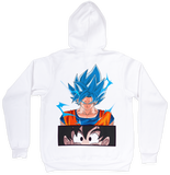 בגדים - סווטשירט גוקו סופר סאיה כחול - Dragon Ball \ דרגון בול