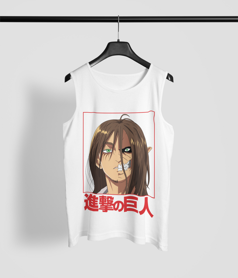 בגדים - גופיה ארן יגר טיטאן - Attack on Titan \ מתקפת הטיטאנים