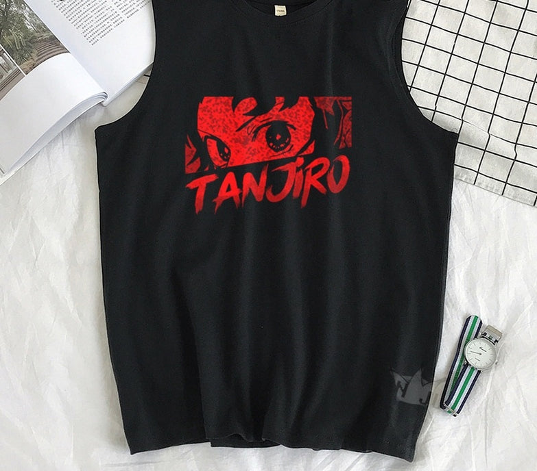 בגדים - גופיה טאנג'ירו עיניים - Demon Slayer \ קוטל השדים