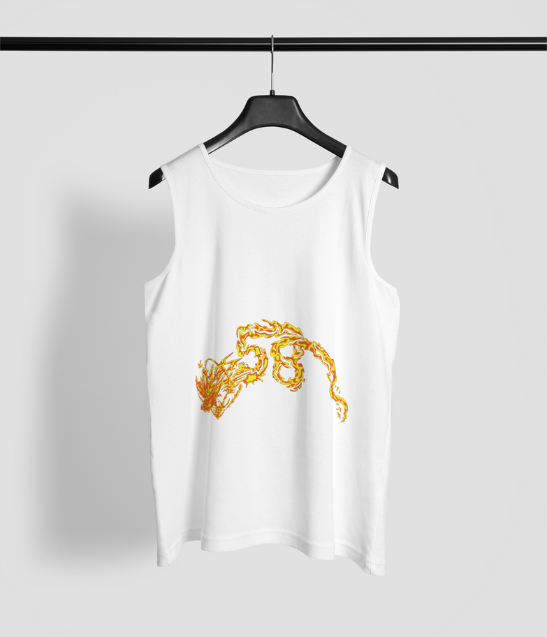 בגדים - גופיה נשימת אש דרקון - Demon Slayer \ קוטל השדים