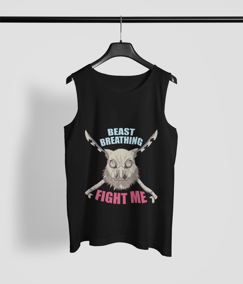 בגדים - גופיה אינוסקה תלחם בי - Demon Slayer \ קוטל השדים