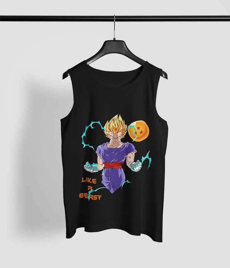 בגדים - גופיה גואן מבוגר סופר סאייה 2 - Dragon Ball \ דרגון בול