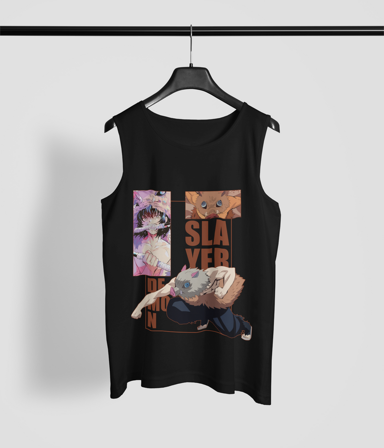 בגדים - גופיה אינוסקה מגניב - Demon Slayer \ קוטל השדים