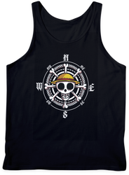 בגדים - גופיה מצפן ג'ולי רוג'ר - One Piece \ וואן פיס