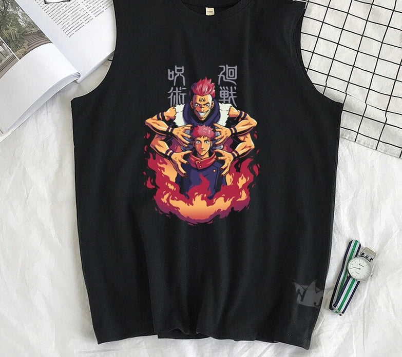 בגדים - גופיה סוקונה ויוג'י - Jujutsu Kaisen \ ג'וג'וטסו קאיזן