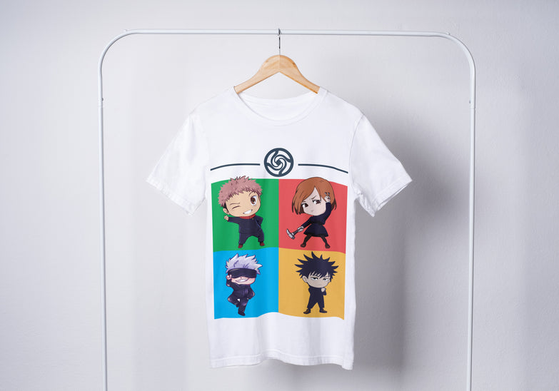 בגדים - חולצה צוות גוג'ו - Jujutsu Kaisen \ ג'וג'וטסו קאיזן