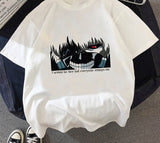 בגדים - חולצה קאנקי "אני רוצה להיות נחמד" - Tokyo Ghoul \ שדי טוקיו