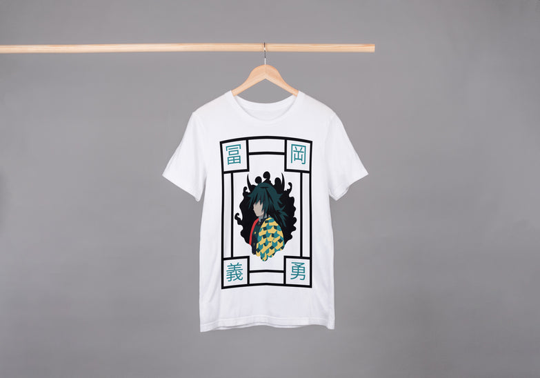 בגדים - חולצה גיו האשירה - Demon Slayer \ קוטל השדים