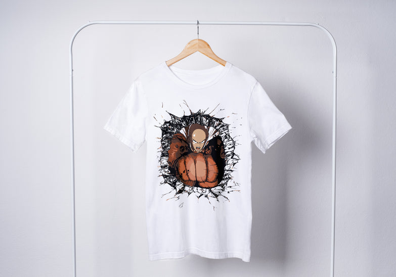 בגדים - חולצה סאיטמה חור - One-Punch Man \ ואן-פאנץ' מאן