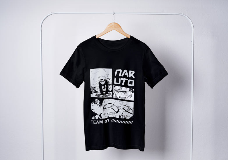 בגדים - חולצה צוות שבע מנגה - Naruto \ נארוטו