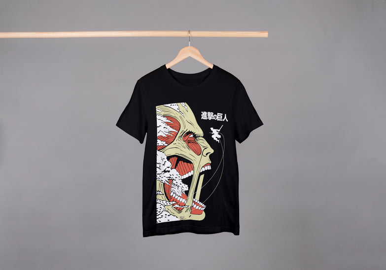 בגדים - חולצה טיטאן הקולוסל - Attack on Titan \ מתקפת הטיטאנים