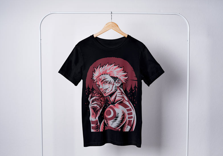 בגדים - חולצה סוקונה שחורה - Jujutsu Kaisen \ ג'וג'וטסו קאיזן