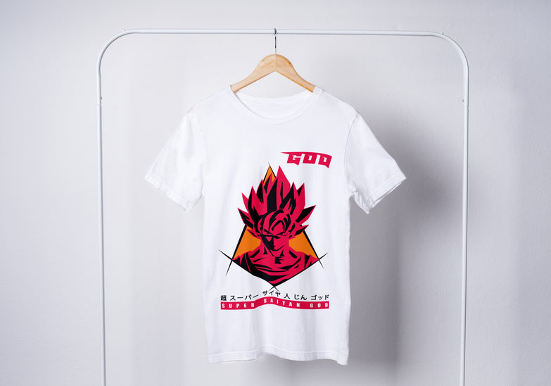 בגדים - חולצה גוקו רקע - Dragon Ball \ דרגון בול