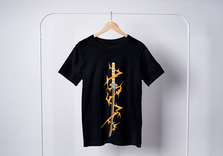 בגדים - חולצה חרב חשמל - Demon Slayer \ קוטל השדים