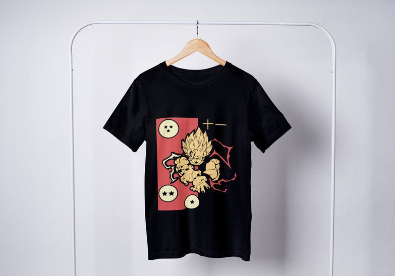 בגדים - חולצה גוקו כדורי דרגון בול - Dragon Ball \ דרגון בול