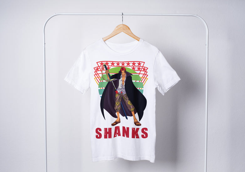 בגדים - חולצה שאנקס לבנה - One Piece \ וואן פיס