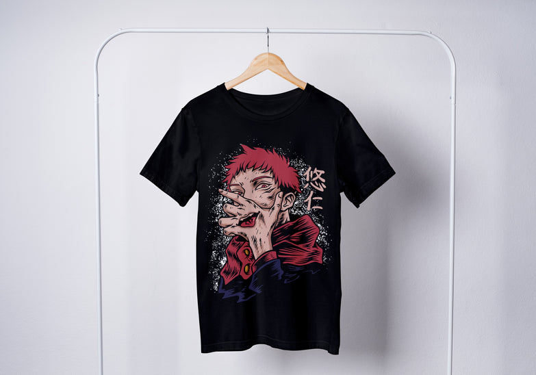 בגדים - חולצה סוקונה שחורה - Jujutsu Kaisen \ ג'וג'וטסו קאיזן