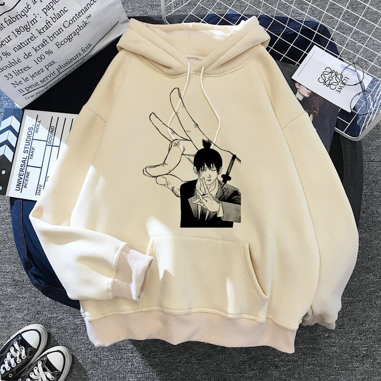 בגדים - סווטשירט קון - Chainsaw Man \ איש המסור