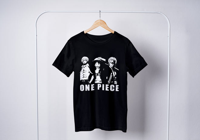 בגדים - חולצה לופי זורו סנג'י - One Piece \ וואן פיס