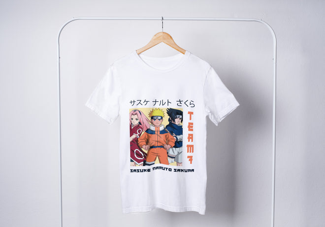 בגדים - חולצה צוות שבע צעירים - Naruto \ נארוטו