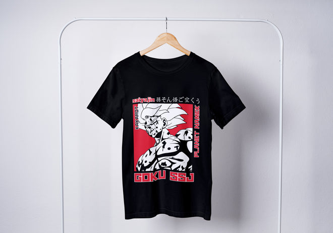 בגדים - חולצה גוקו קאיוקן - Dragon Ball \ דרגון בול