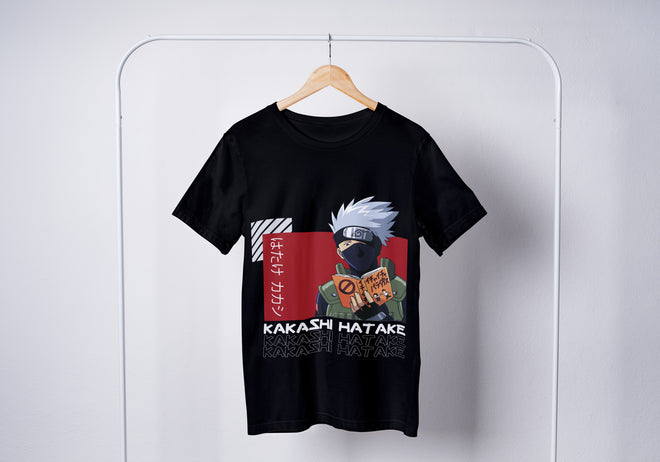 בגדים - חולצה קאקאשי עם ספר - Naruto \ נארוטו