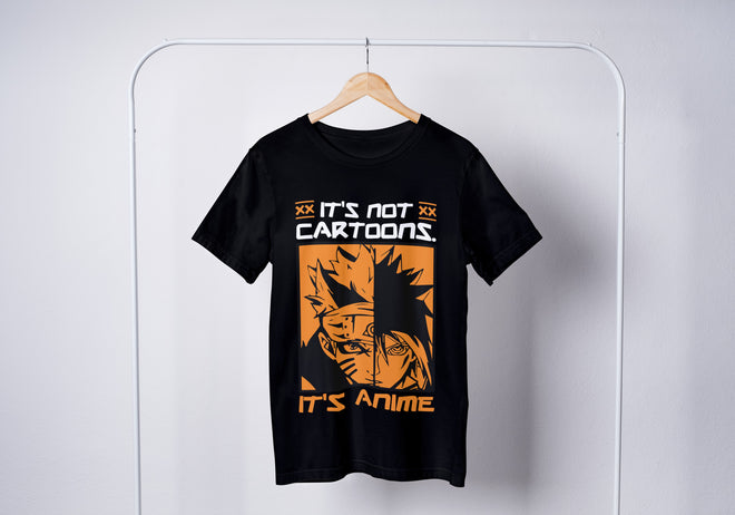 בגדים - חולצה נארוטו זה לא קרטון זה אנימה - Naruto \ נארוטו